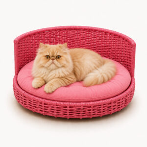 Cama para Pet Aurora em Tom de Rosa - RC Casa & Jardim