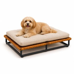 Cama para Pet Deque em Alumínio e Fibra Sintética - RC Casa & Jardim