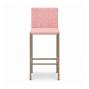 Banqueta Serena rosa para área externa da RC Casa & Jardim