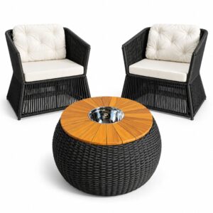 Poltrona Capri para área externa com estrutura resistente e acabamento elegante