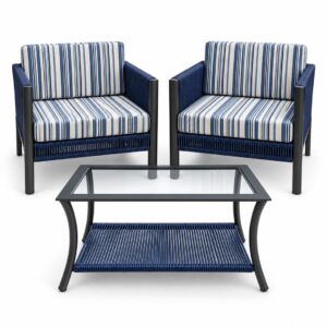 Cadeira Siena para área externa com estrutura resistente e acabamento elegante