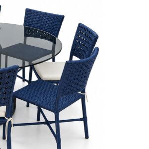 Mesa de Jantar Florença para área externa com estrutura resistente e acabamento elegante