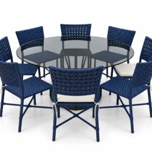 Mesa de Jantar Roma para área externa com estrutura resistente e acabamento elegante