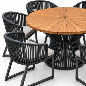 Mesa de Centro Atlântica para área externa com estrutura resistente e acabamento elegante